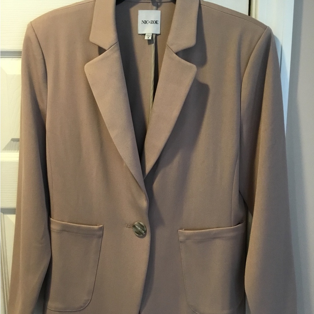 NIC+ZOE Women's Tan Blazer